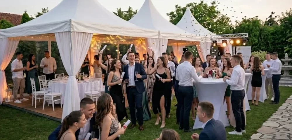Organizacija proslava za maturante na otvorenom